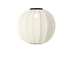 - Loftlampe - Knit-Wit 60 Round Ceiling - Pearl White^Made by Hand Clearance