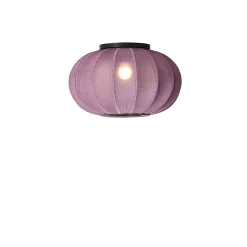 - Loftlampe/Væglampe - Knit-Wit 45 Oval Ceiling/Wall - Burgundy^Made by Hand
