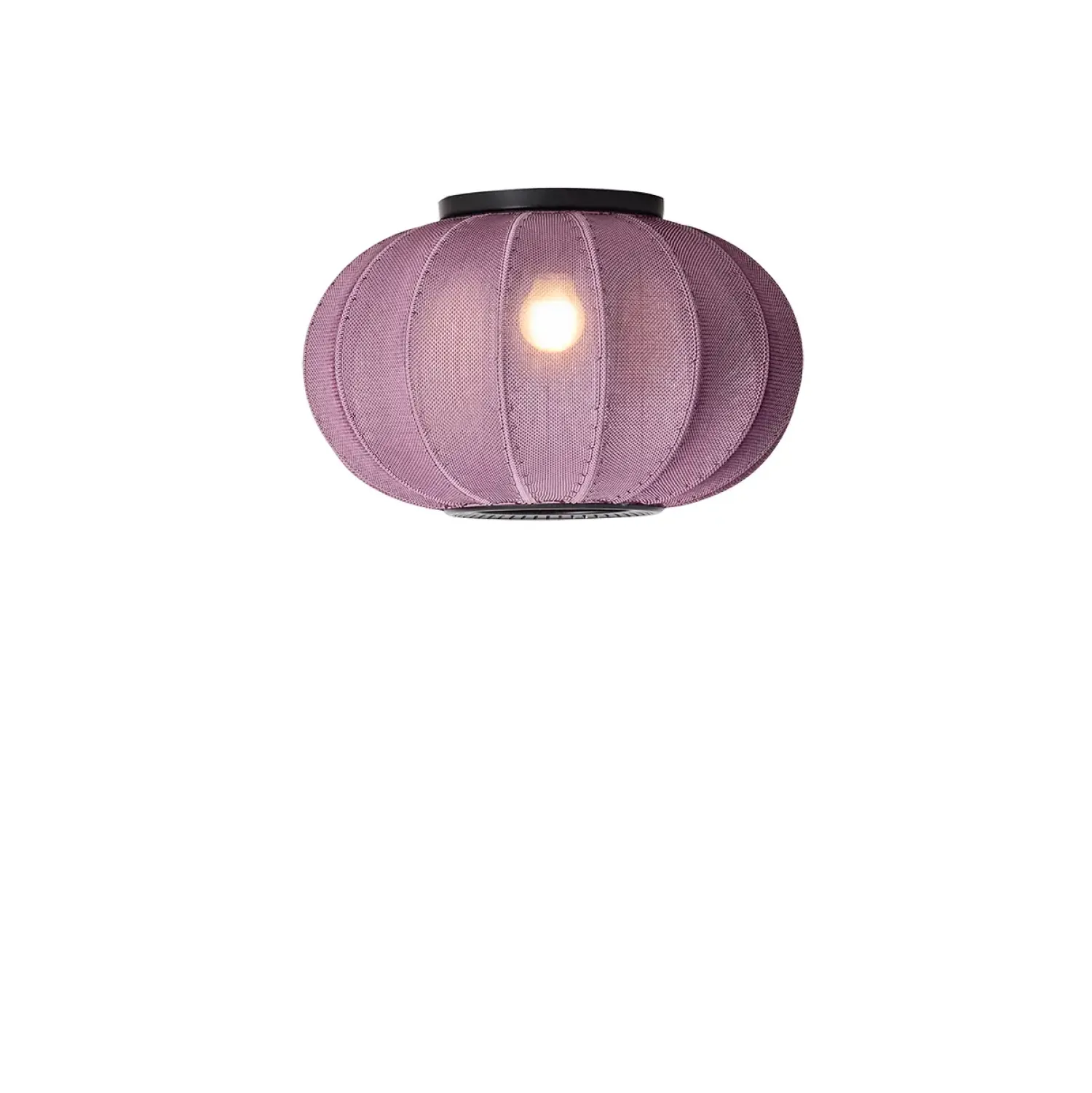 - Loftlampe/Væglampe - Knit-Wit 45 Oval Ceiling/Wall - Burgundy^Made by Hand
