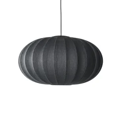 - Pendel - Knit-Wit 76 Oval Pendant LED - Black*Made by Hand Outlet
