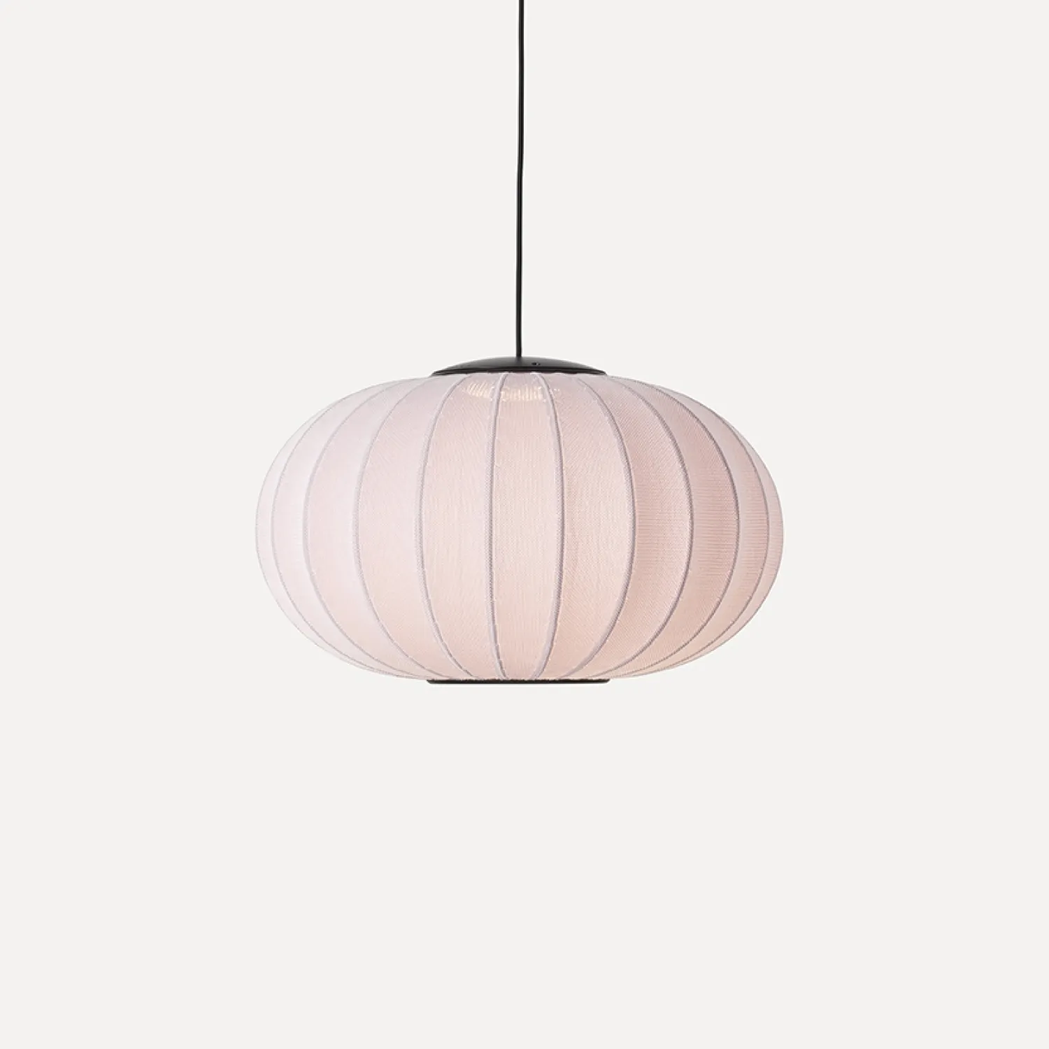 - Pendel - Knit-Wit 57 Oval Pendant LED - Light Pink*Made by Hand Clearance