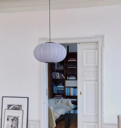 - Pendel - Knit-Wit 57 Oval LED - Anniversary Glitter Silver*Made by Hand Sale