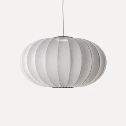 - Pendel - Knit-Wit 76 Oval Pendant LED - Silver*Made by Hand Outlet
