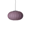 - Pendel - Knit-Wit 57 Oval Pendant LED - Burgundy*Made by Hand Best