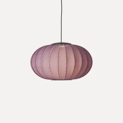 - Pendel - Knit-Wit 57 Oval Pendant LED - Burgundy*Made by Hand Best