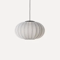 - Pendel - Knit-Wit 57 Oval Pendant LED - Silver*Made by Hand Sale