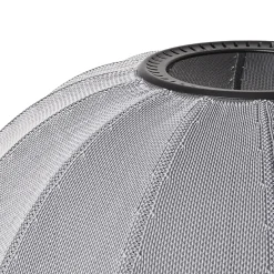 - Pendellampe - Knit-Wit 60 Round Pendant - Silver*Made by Hand Clearance