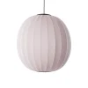 - Pendellampe - Knit-Wit 75 Round Pendant LED - Light Pink^Made by Hand Sale
