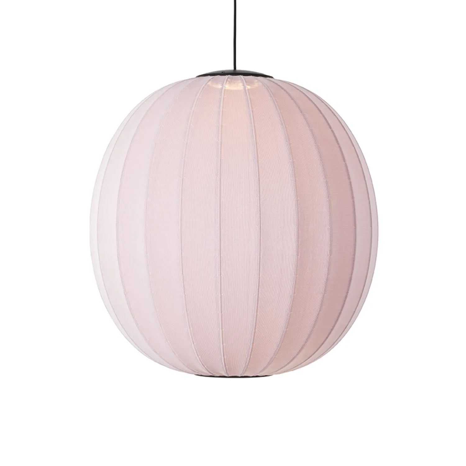 - Pendellampe - Knit-Wit 75 Round Pendant LED - Light Pink^Made by Hand Sale