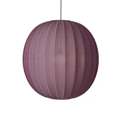 - Pendellampe - Knit-Wit 75 Round Pendant - Burgundy*Made by Hand Outlet