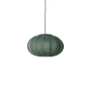 - Pendellampe - Knit-Wit 45 Oval Pendant LED - Tweed Green^Made by Hand Outlet