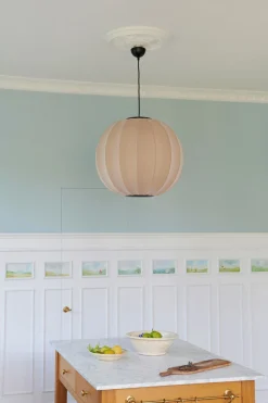 - Pendellampe - Knit-Wit 60 Round Pendant - Sand Stone*Made by Hand Best