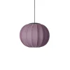 - Pendellampe - Knit-Wit 45 Round Pendant LED - Burgundy^Made by Hand Sale