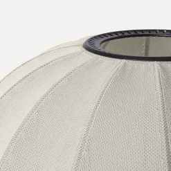 - Pendellampe - Knit-Wit 57 Oval Pendant - Pearl White^Made by Hand