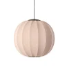 - Pendellampe - Knit-Wit 60 Round Pendant LED - Sand Stone^Made by Hand Best