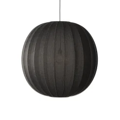 - Pendellamper - Knit-Wit 75 Round Pendant - Black*Made by Hand Online