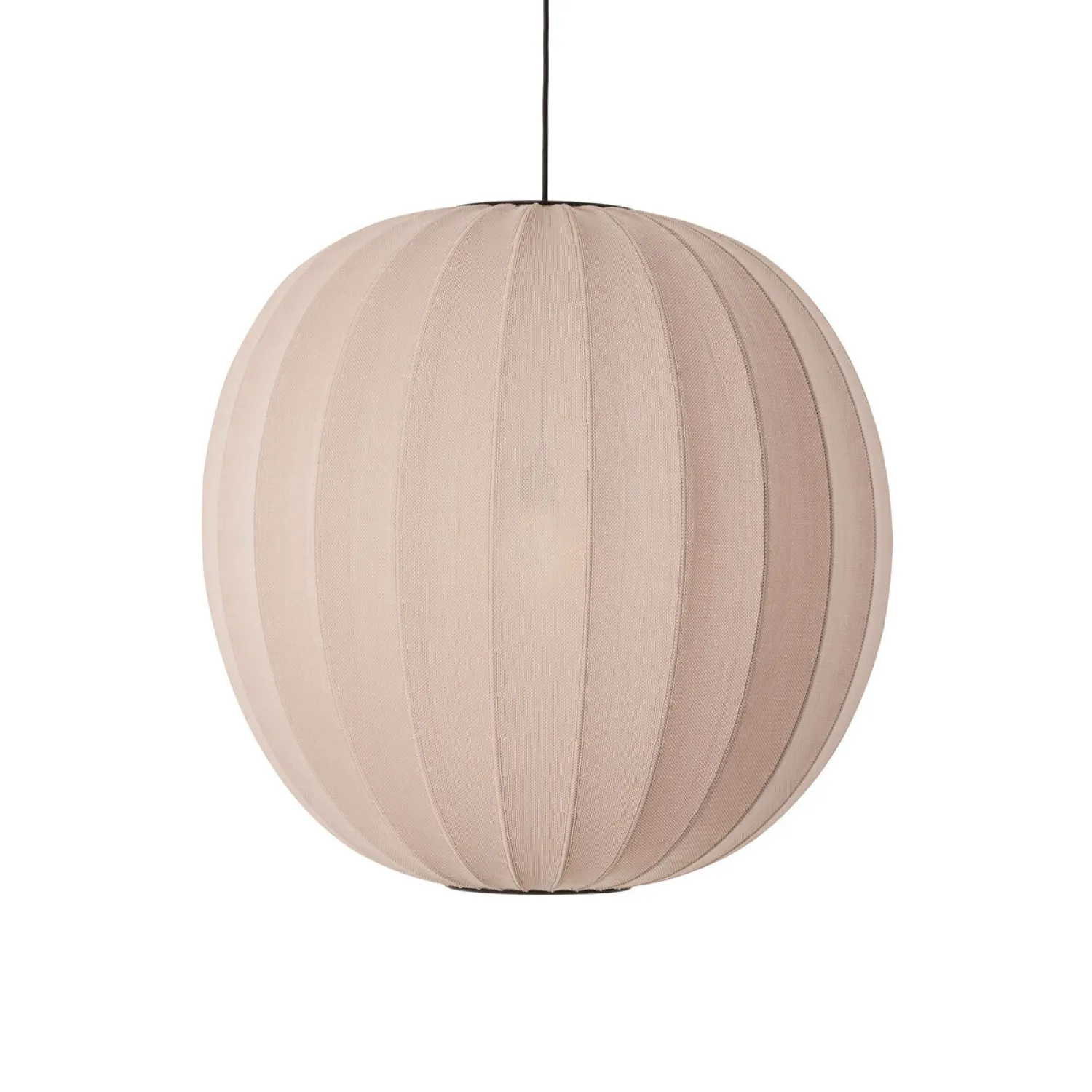 - Pendellampe - Knit-Wit 75 Round Pendant - Sand Stone^Made by Hand