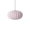 - Pendellampe - Knit-Wit 57 Oval Pendant - Light Pink*Made by Hand Sale