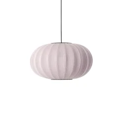 - Pendellampe - Knit-Wit 57 Oval Pendant - Light Pink*Made by Hand Sale