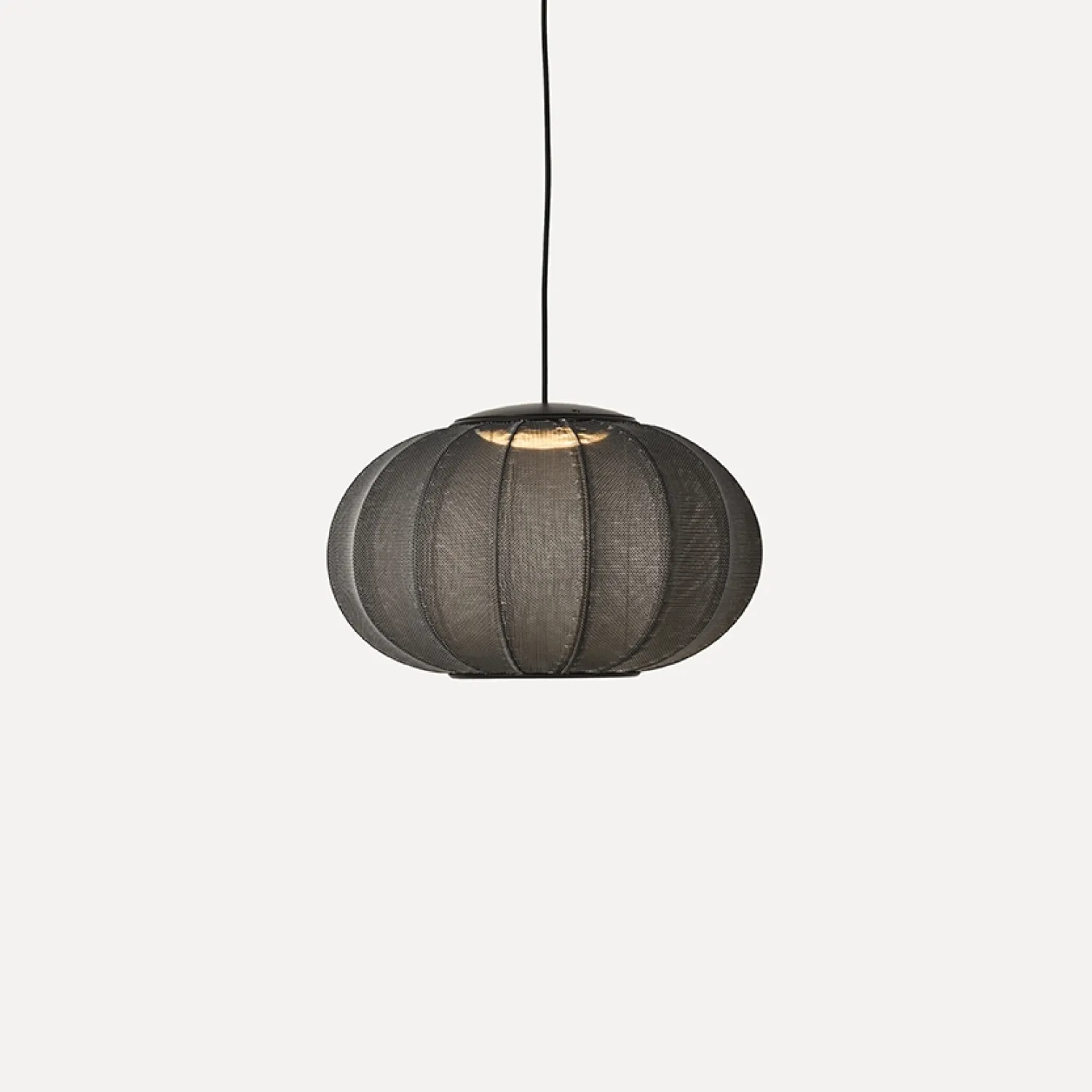 - Pendellampe - Knit-Wit 45 Oval Pendant LED - Black^Made by Hand Best