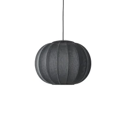 - Pendellampe - Knit-Wit 45 Round Pendant LED - Black^Made by Hand Clearance