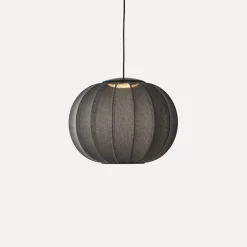 - Pendellampe - Knit-Wit 45 Round Pendant LED - Black^Made by Hand Clearance