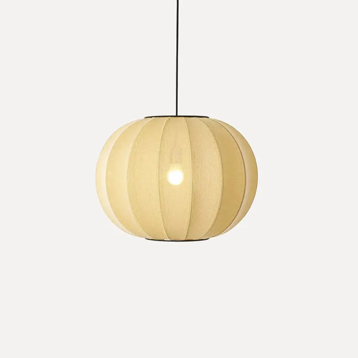 - Pendellampe - Knit-Wit 45 Round Pendant - Sunrise^Made by Hand