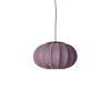 - Pendellampe - Knit-Wit 45 Oval Pendant LED - Burgundy^Made by Hand Hot