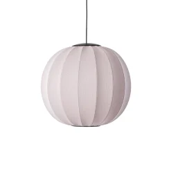 - Pendellampe - Knit-Wit 60 Round Pendant LED - Light Pink^Made by Hand Best