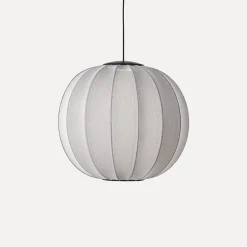 - Pendellampe - Knit-Wit 60 Round Pendant LED - Silver^Made by Hand Outlet