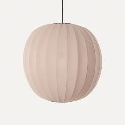 - Pendellampe - Knit-Wit 75 Round Pendant LED - Sand Stone^Made by Hand Best