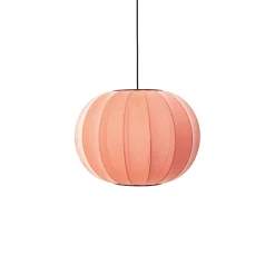 - Pendellampe - Knit-Wit 45 Round Pendant - Coral^Made by Hand Clearance