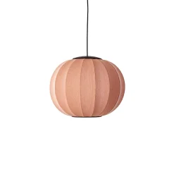 - Pendellampe - Knit-Wit 45 Round Pendant LED - Coral^Made by Hand