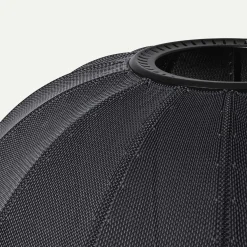 - Pendellampe - Knit-Wit 45 Round Pendant - Black^Made by Hand Best