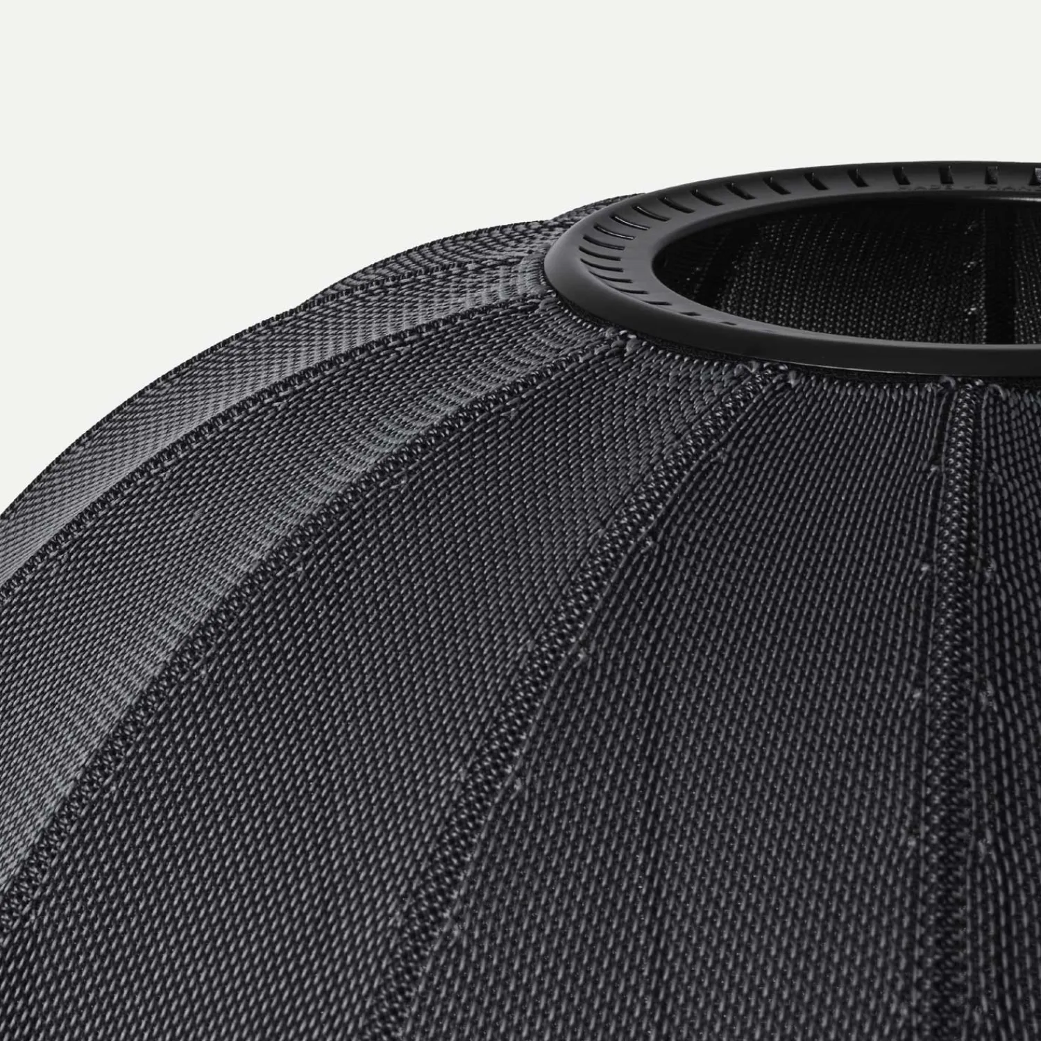 - Pendellampe - Knit-Wit 45 Round Pendant - Black^Made by Hand Best