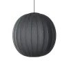 - Pendellampe - Knit-Wit 75 Round Pendant LED - Black^Made by Hand Outlet