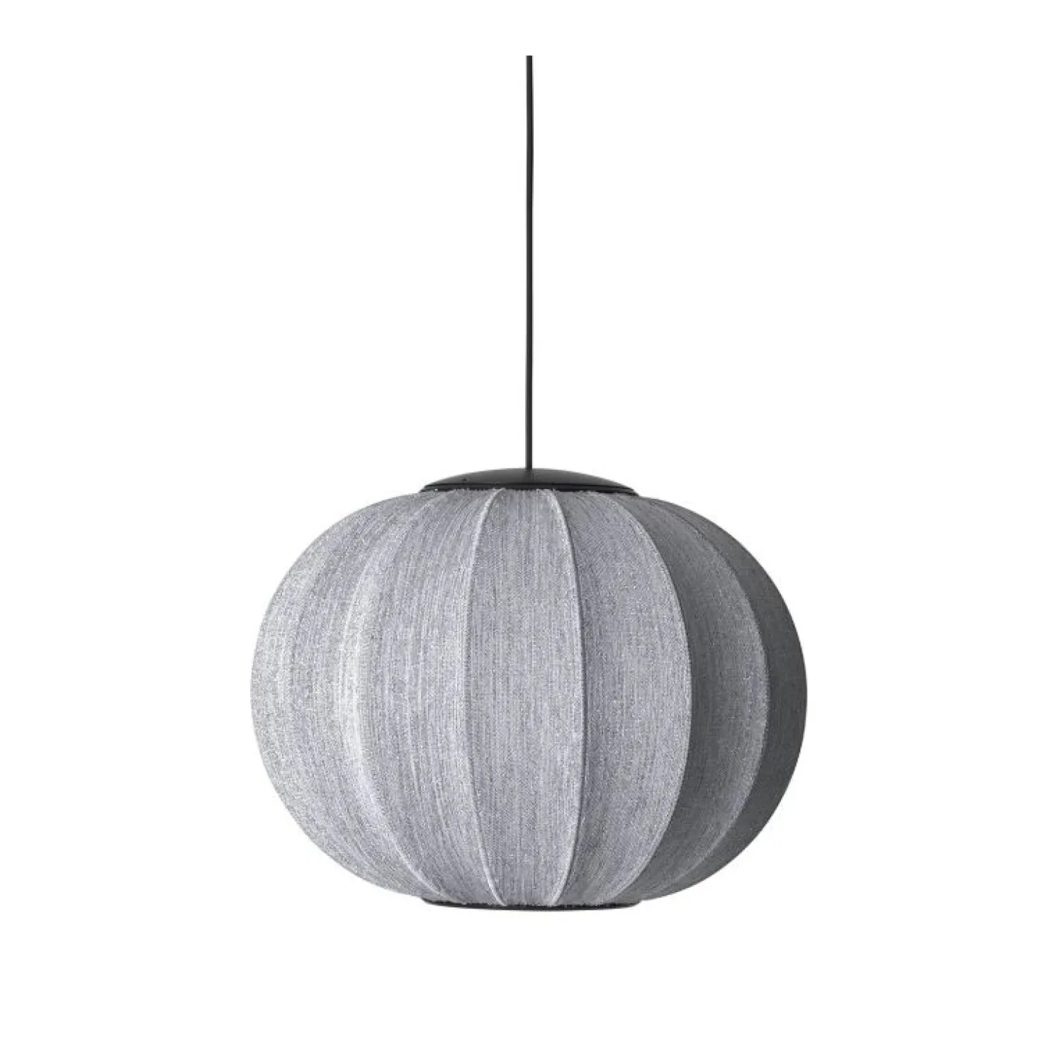 - Pendellampe - Knit-Wit 45 Round Pendant LED - Anniversary Glitter Silver^Made by Hand Hot