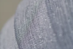 - Pendellampe - Knit-Wit 45 Round Pendant LED - Anniversary Glitter Silver^Made by Hand Hot