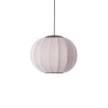 - Pendellampe - Knit-Wit 45 Round Pendant LED - Light Pink^Made by Hand Hot