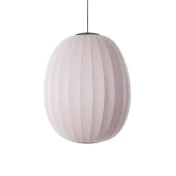 - Pendellampe - Knit-Wit 65 High Oval Pendant LED - Light Pink*Made by Hand
