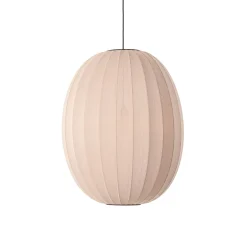 - Pendellampe - Knit-Wit 65 High Oval Pendant LED - Sand Stone*Made by Hand Best