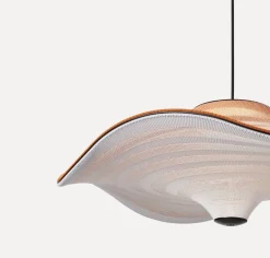 - Pendellampe - Flying Ø96 - Light Terracotta*Made by Hand Hot