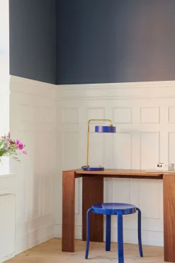 - Petite Machine Table Lamp - Royal Blue^Made by Hand Sale