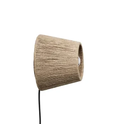 - Væglampe - Ro Wall Closed - Jute^Made by Hand Clearance