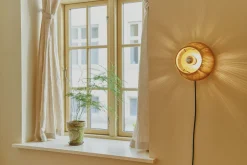 - Væglampe - Ro Wall Closed - Jute^Made by Hand Clearance