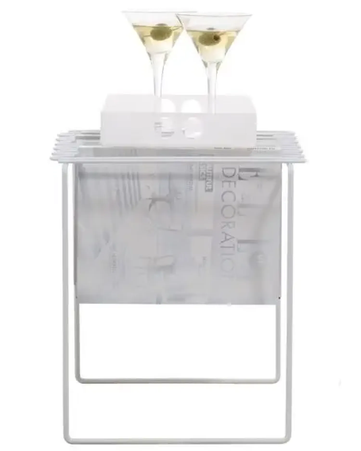 Magasinholder Grill i hvid fra*Neon living Discount