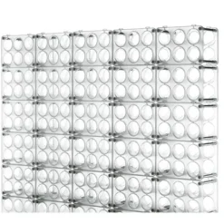 - Bottle vinreol - Klar med frostet look - Mål 36x25x22 cm^Magis New