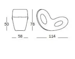 - Voido gyngestol - Lysegrå - light grey*Magis Clearance