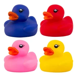 - Badeand, rød, gul, blå og pink, assorteret farve, pris er for 1 stk.^Magni Online