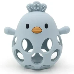 - Bidebold med ælling i LFGB silikone, lyseblå*Magni Clearance